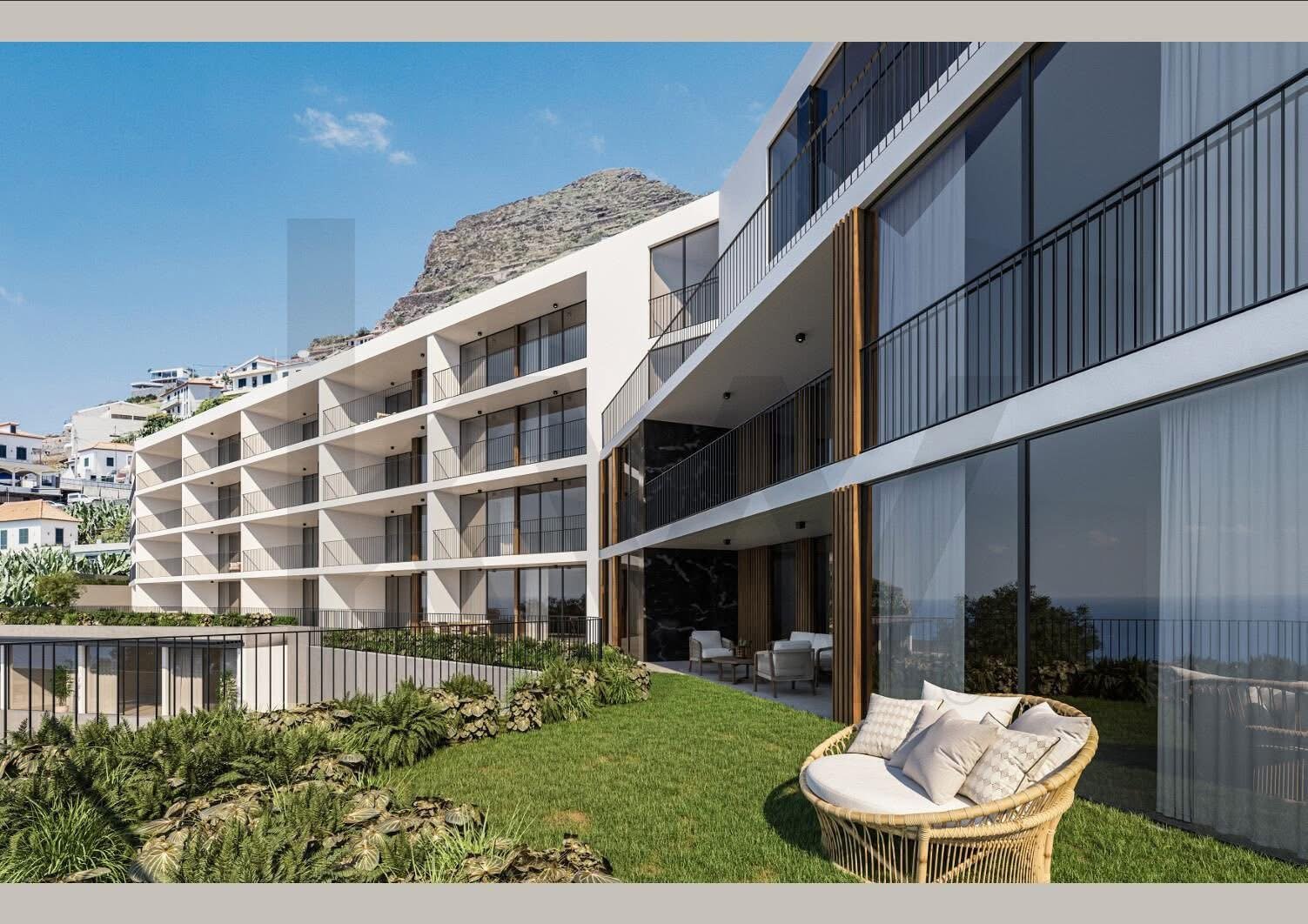 2-Bedroom Apartment for Investment with Permanent Ocean View in Praia Formosa, Funchal, Madeira, Portugal