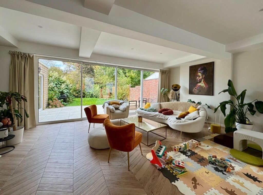 Green house near park in Mouvaux, Hauts-de-France, France