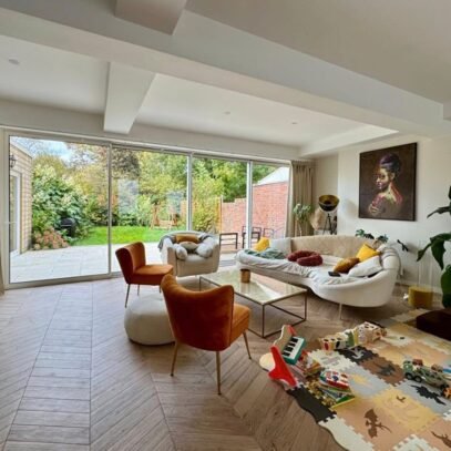 Green house near park in Mouvaux, Hauts-de-France, France